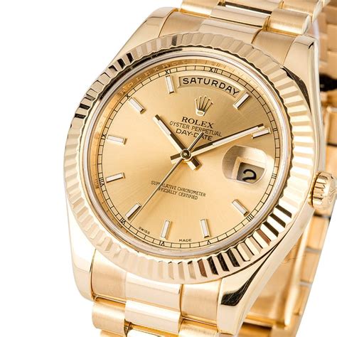 rolex day date 41mm 18k gold|Rolex Day-Date president 41mm.